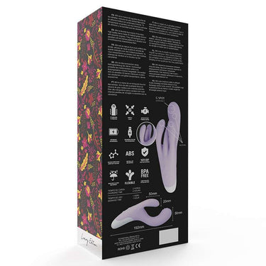 Giocattolo Erotico Silicone Doppio Motore, 10 Vibrazioni, Impermeabile